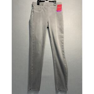 Spanx Jean-ish Ankle Cropped Shape Leggings Womens Size XS Petite Gray Slimming
